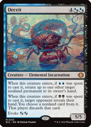 Deceit  [Promo Pack: Lorwyn Eclipsed]