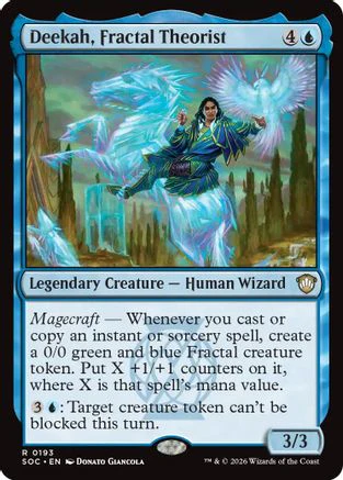 Deekah, Fractal Theorist  [Commander: Secrets of Strixhaven]