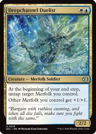 Deepchannel Duelist  [Lorwyn Eclipsed]
