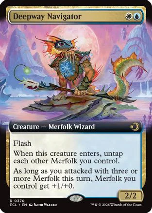 Deepway Navigator (Extended Art)  [Lorwyn Eclipsed] Foil