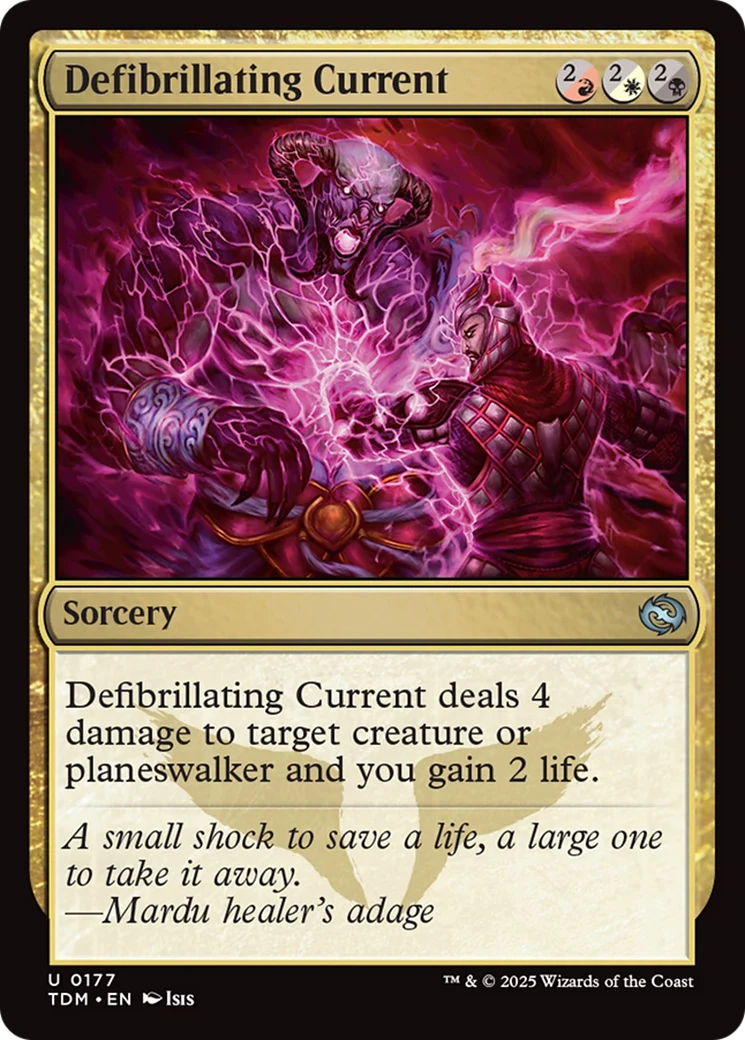 Defibrillating Current [Tarkir: Dragonstorm] Foil