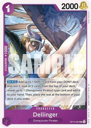 Dellinger (OP14-067) - [The Azure Sea's Seven]