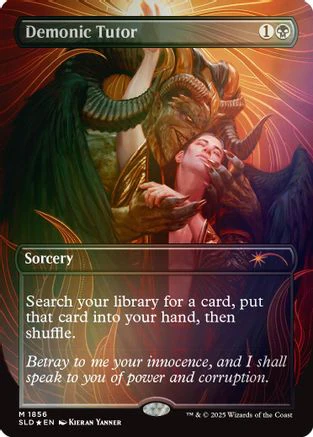 Demonic Tutor (Rainbow Foil)  [Secret Lair Drop Series] Foil