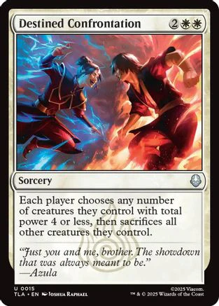 Destined Confrontation  [Avatar: The Last Airbender] Foil