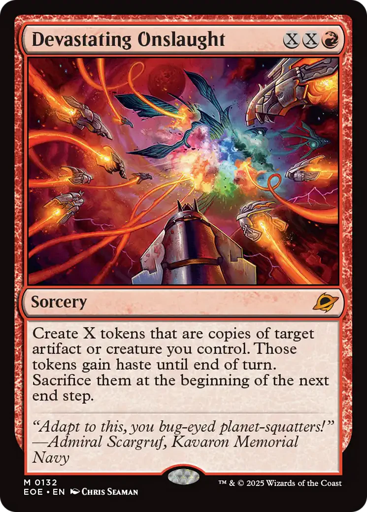 Devastating Onslaught [Edge of Eternities] Foil