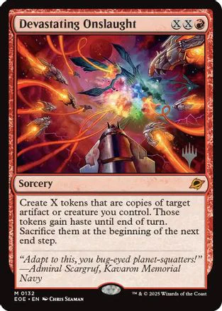 Devastating Onslaught  [Promo Pack: Edge of Eternities]