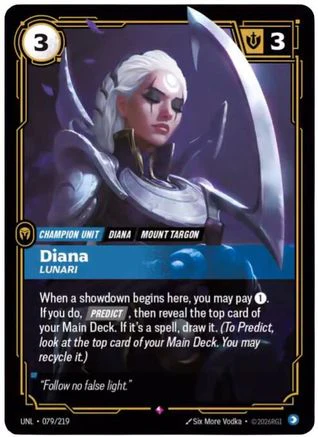 Diana - Lunari (079/219) - Riftbound - [Unleashed] Foil