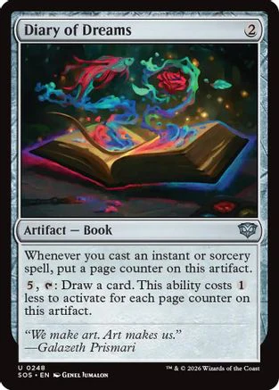 Diary of Dreams  [Secrets of Strixhaven] Foil