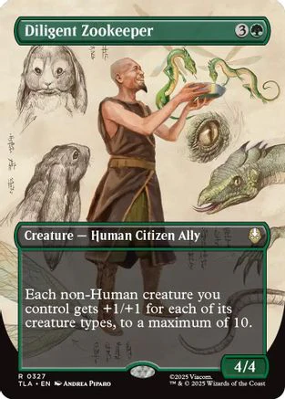 Diligent Zookeeper (Borderless)  [Avatar: The Last Airbender]