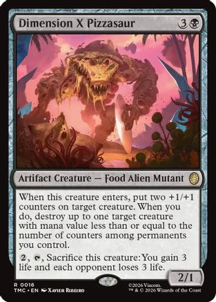 Dimension X Pizzasaur  [Commander: Teenage Mutant Ninja Turtles]