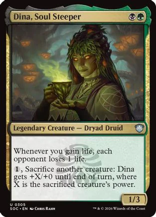 Dina, Soul Steeper  [Commander: Secrets of Strixhaven]