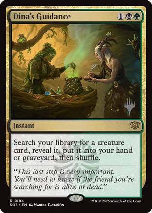 Dina's Guidance  [Promo Pack: Secrets of Strixhaven] Foil