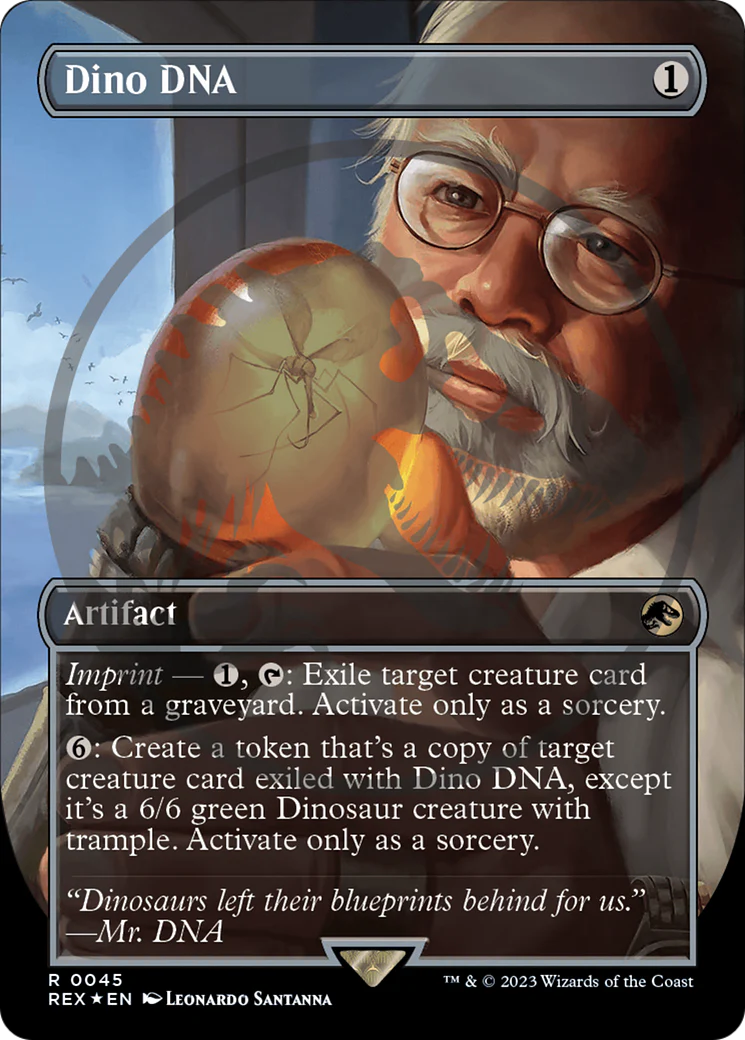 Dino DNA (Borderless) (Emblem)  [Jurassic World Collection] (Borderless) Foil