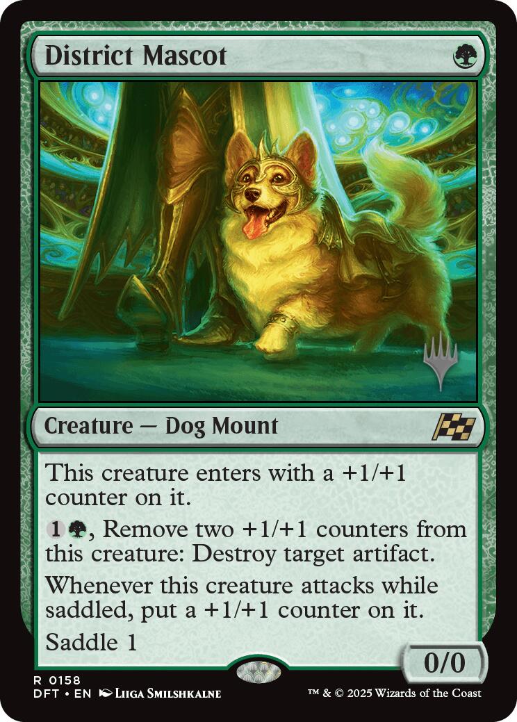 District Mascot (Promo Pack) [Aetherdrift Promos] Foil