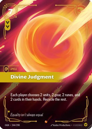 Divine Judgment (244/298) - Riftbound - [Origins] Foil