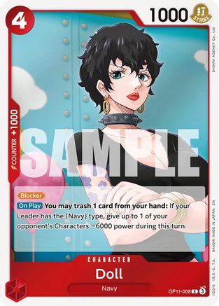Doll (OP11-008) - [A Fist of Divine Speed] Foil