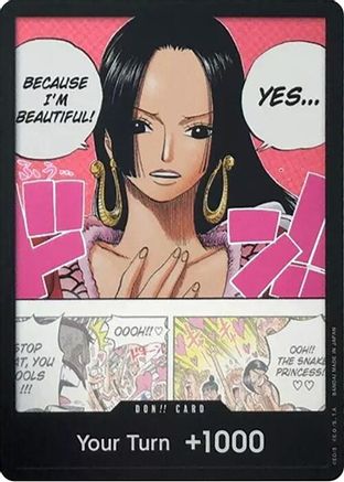 DON!! Card (Boa Hancock) (Double Pack Set Vol. 4) - [500 Years in the Future] Foil