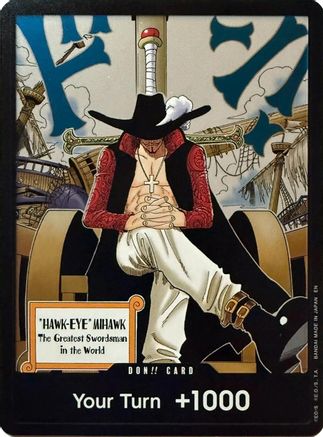 DON!! Card (Dracule Mihawk) - [The Azure Sea's Seven]
