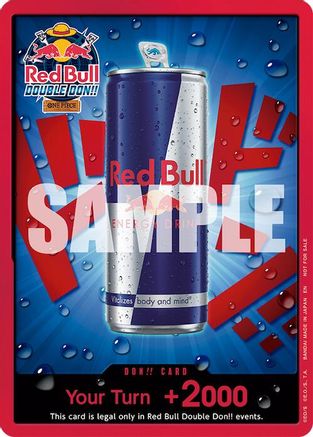 DON!! Card (Red Bull Double Don!!) - [One Piece Promotion Cards] Foil