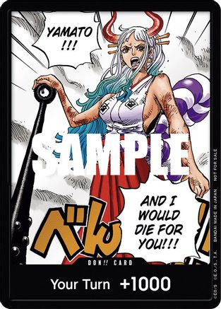 DON!! Card (Yamato) (1st Anniversary DON!! Card Pack) - [One Piece Promotion Cards] Foil