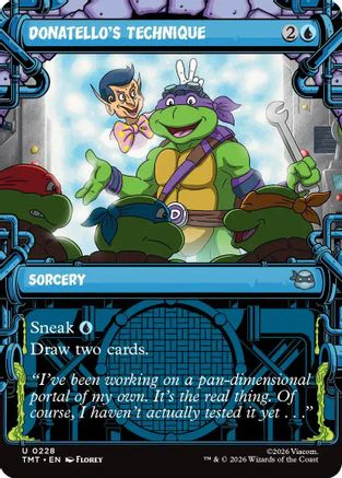 Donatello's Technique (Showcase)  [Teenage Mutant Ninja Turtles] Foil