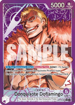 Donquixhote Doflamingo (Alternate Art) (OP14-060) - [The Azure Sea's Seven] Foil