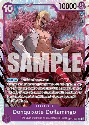 Donquixhote Doflamingo - OP14-069 (OP14-069) - [The Azure Sea's Seven] Foil