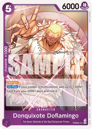 Donquixote Doflamingo (PRB02-011) - [Premium Booster -The Best- Vol. 2] Foil