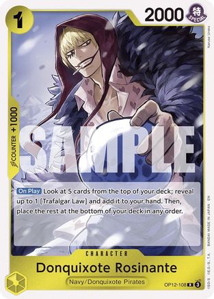 Donquixote Rosinante (108) (OP12-108) - [Legacy of the Master] Foil