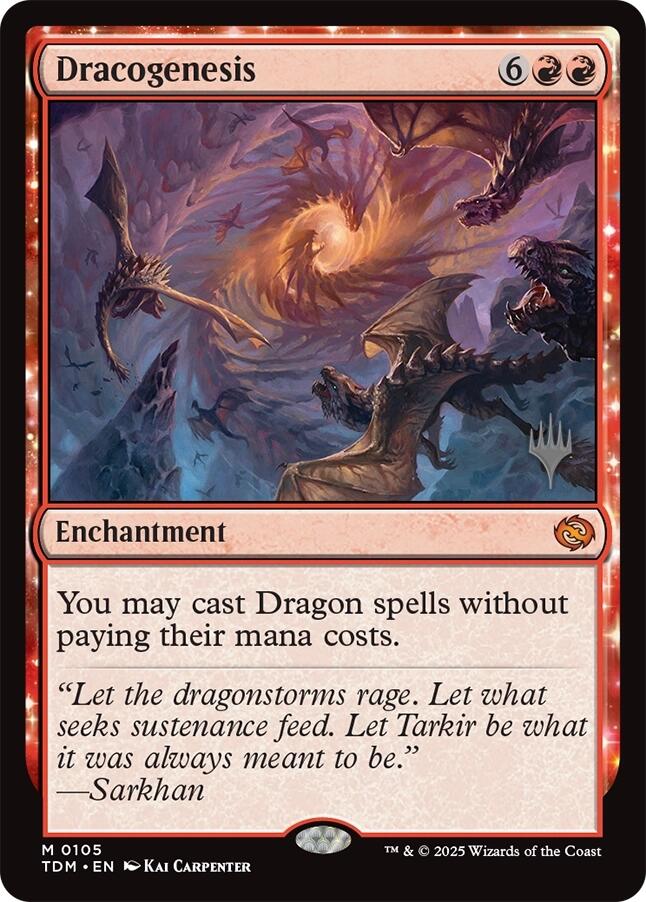 Dracogenesis [Tarkir: Dragonstorm Promos] Foil