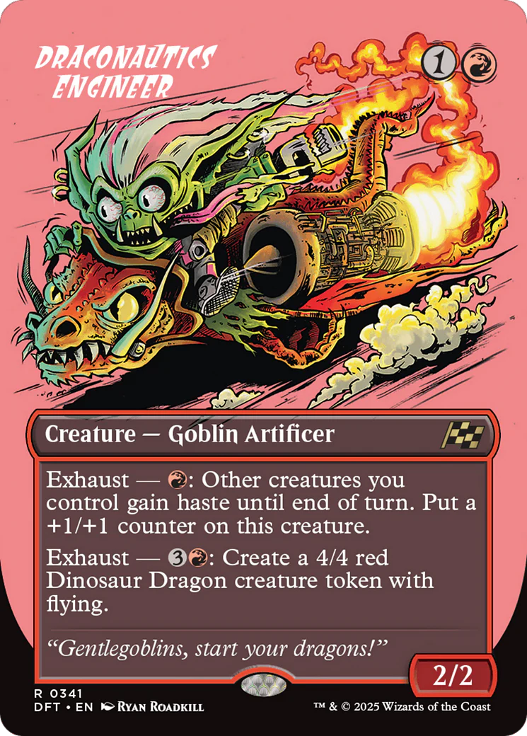 Draconautics Engineer (Borderless) [Aetherdrift] Foil