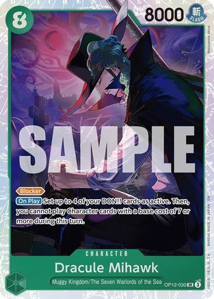 Dracule Mihawk (OP12-030) - [Legacy of the Master] Foil
