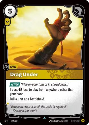 Drag Under (164/221) - Riftbound - [Spiritforged] Foil