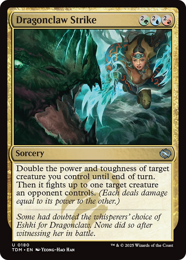 Dragonclaw Strike [Tarkir: Dragonstorm] Foil