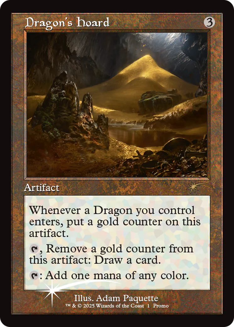 Dragon's Hoard (Retro Frame) [Wizards Play Network 2025] Foil