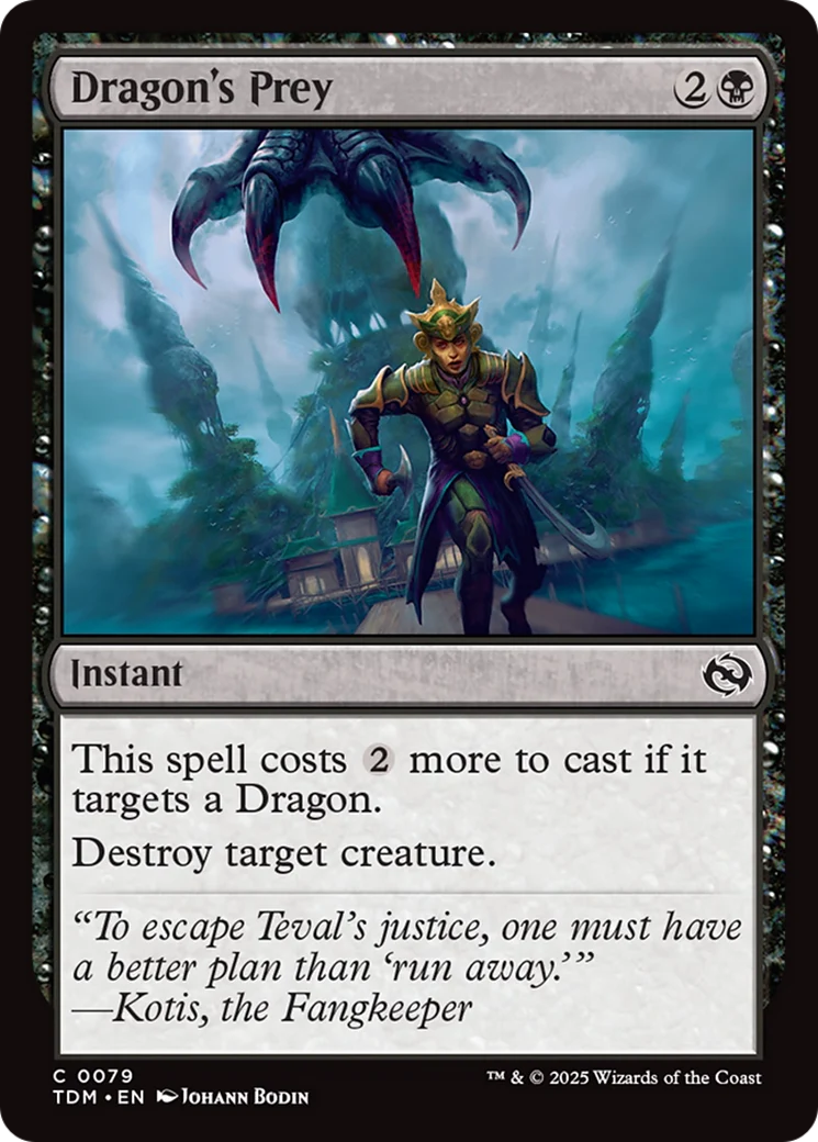 Dragon's Prey [Tarkir: Dragonstorm] Foil
