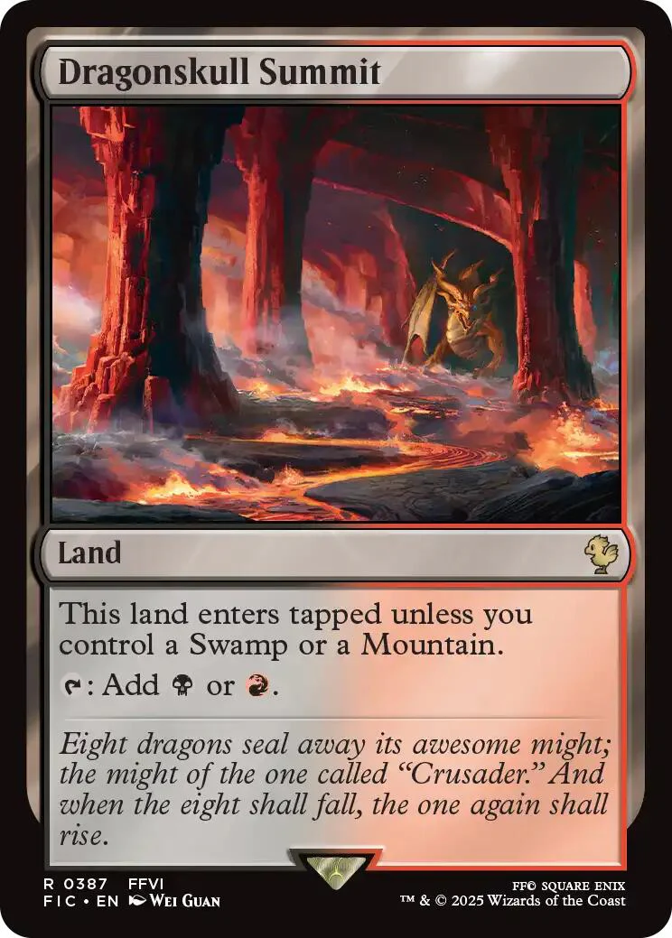 Dragonskull Summit (Surge Foil) [FINAL FANTASY Commander]