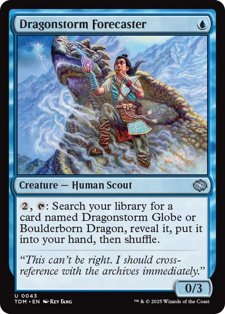 Dragonstorm Forecaster [Tarkir: Dragonstorm] Foil