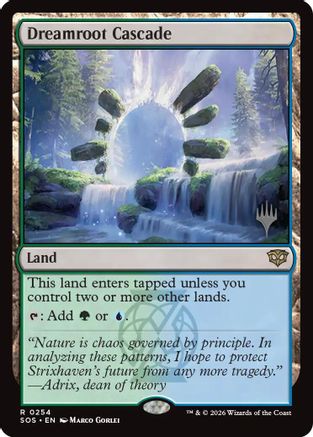 Dreamroot Cascade  [Promo Pack: Secrets of Strixhaven] Foil
