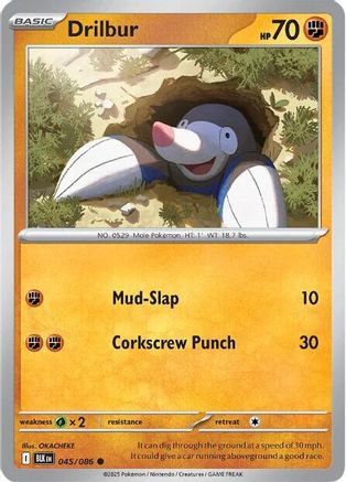 Drilbur (048/086) [Scarlet & Violet: Black Bolt] Reverse Holofoil