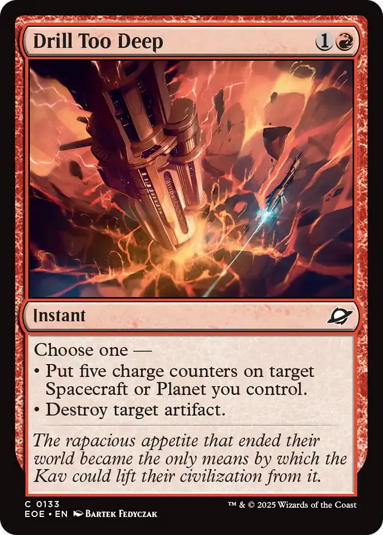 Drill Too Deep [Edge of Eternities] Foil