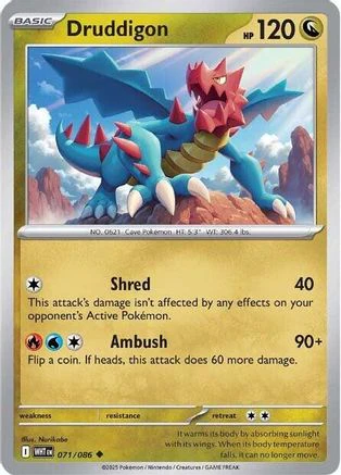 Druddigon 069/086  SV White Flare - Uncommon