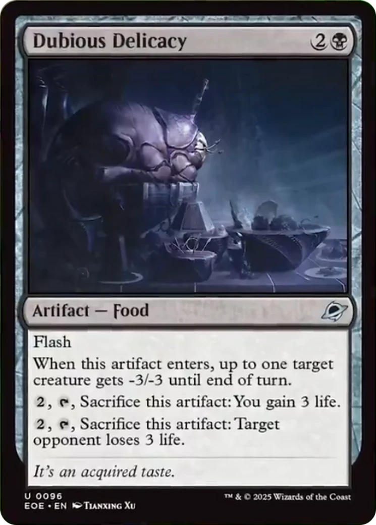 Dubious Delicacy [Edge of Eternities] Foil