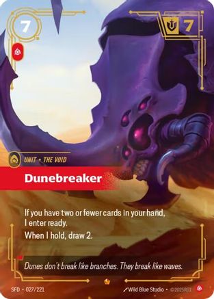 Dunebreaker (027/221) - Riftbound - [Spiritforged] Foil