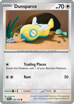 Dunsparce (120/159) [Scarlet & Violet: Journey Together] Reverse Holofoil