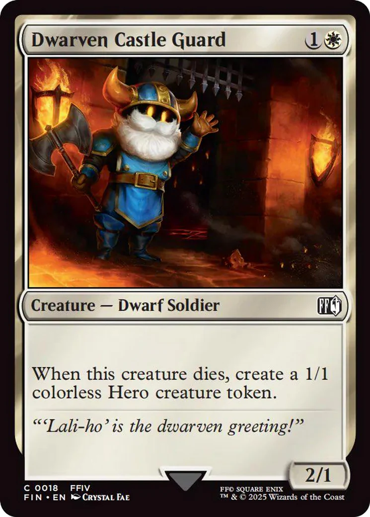 Dwarven Castle Guard [FINAL FANTASY] Foil