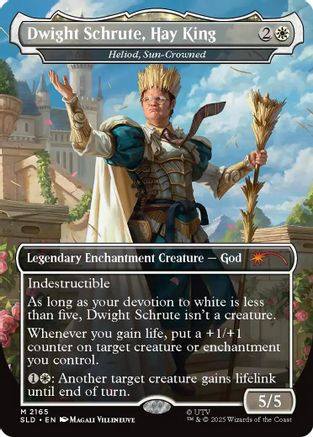 Dwight Schrute, Hay King - Heliod, Sun-Crowned  [Secret Lair Drop Series] Foil