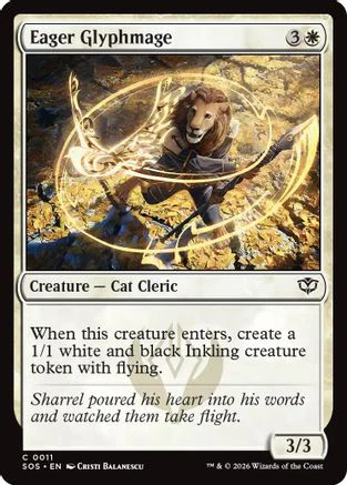Eager Glyphmage  [Secrets of Strixhaven]