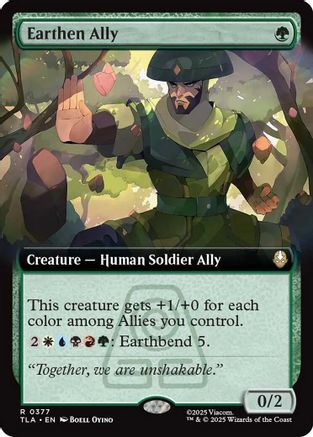 Earthen Ally (Extended Art)  [Avatar: The Last Airbender] Foil