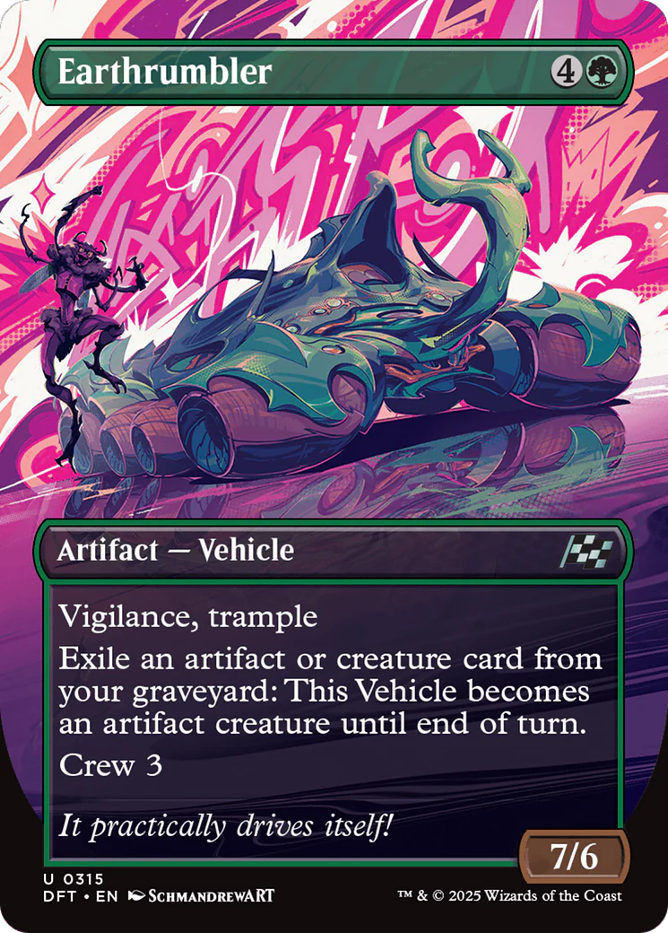 Earthrumbler (Borderless) [Aetherdrift] Foil
